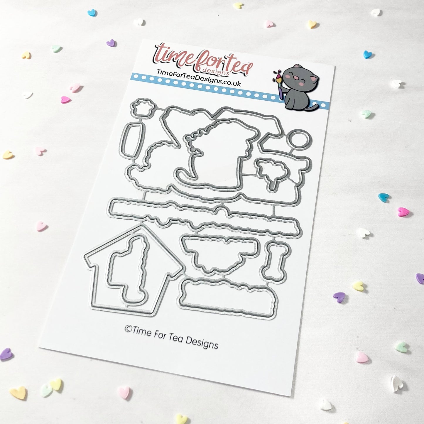 Time For Tea Designs - Dog Gone Mutts Metal Die
