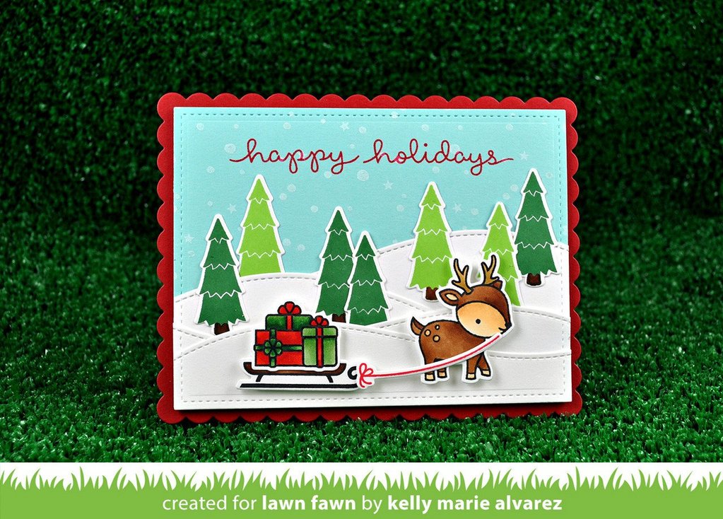 Lawn Fawn - Scalloped Rectangle Stackables