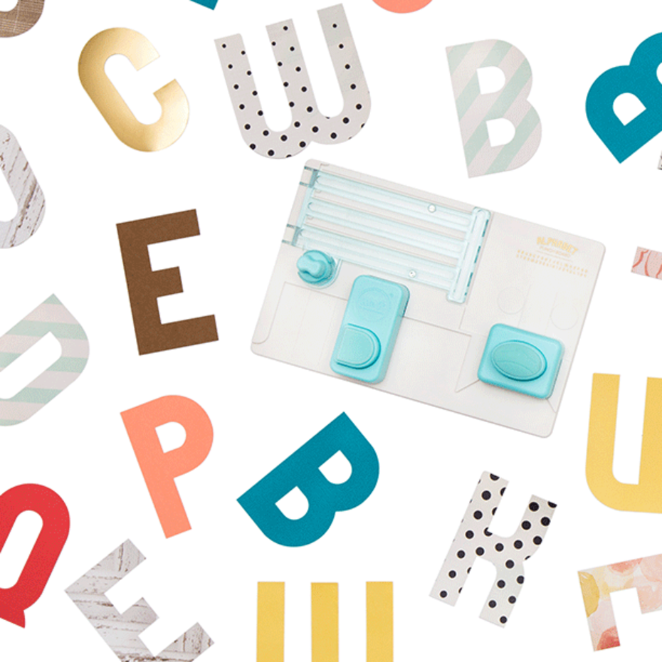 We R Makers - Alphabet Punch Board