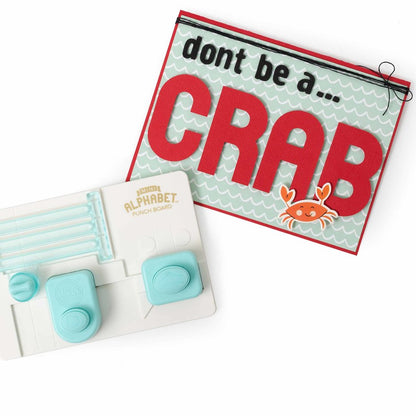 We R Makers - Mini Alphabet Punch Board