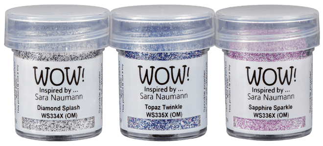 WOW! - Trio Embossing Powder Treasure Trove*Sara Naumann*